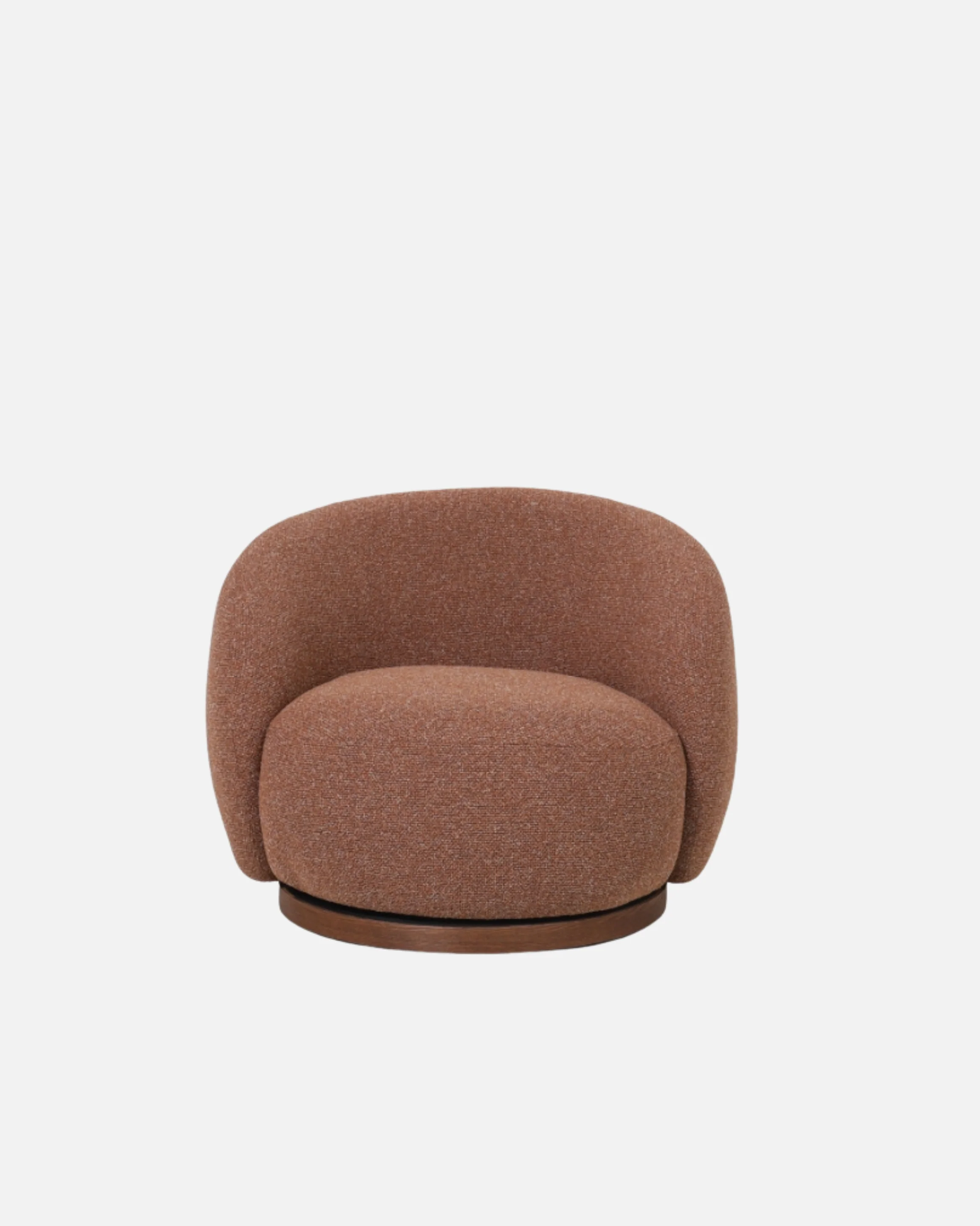 French Swivel Chair Wooden Trim - Image 4