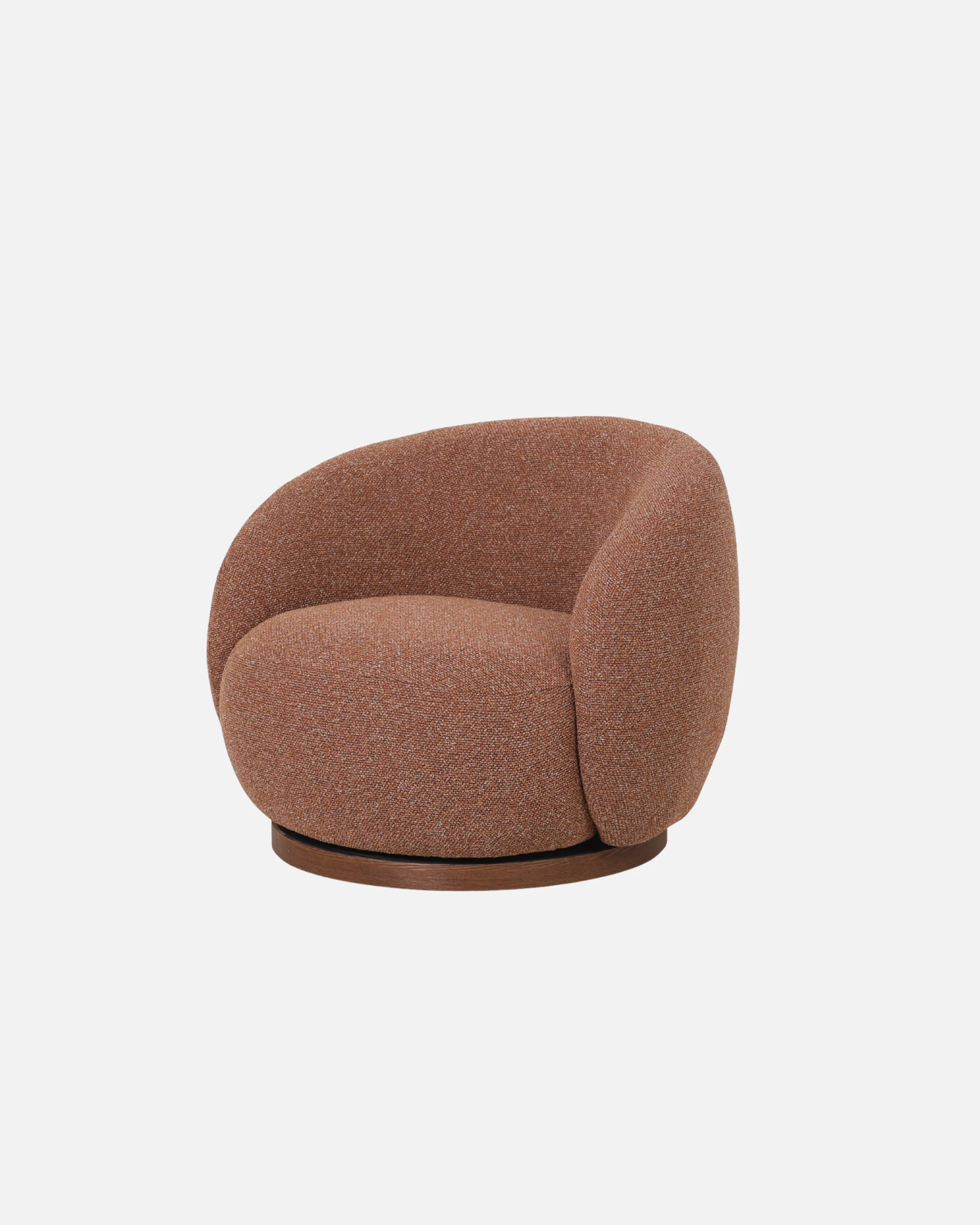 French Swivel Chair Wooden Trim - Image 6