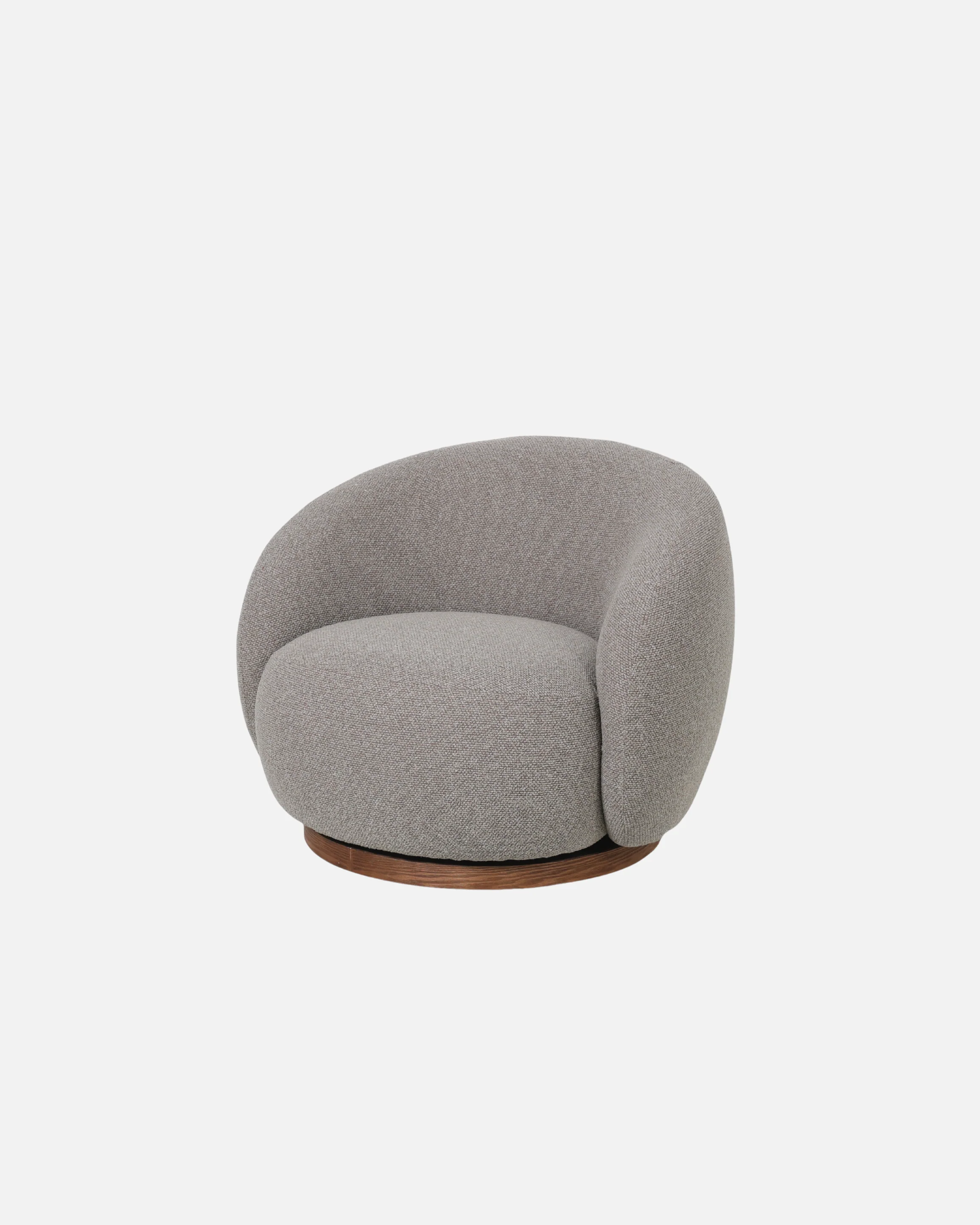French Swivel Chair Wooden Trim - Image 7